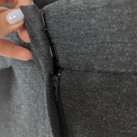 LOFT Dark Grey Straight Leg Pants Size 6 Petite - Picture 7 of 14